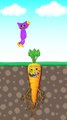 Huggy Wuggy Couldn't Hurt Strong Carrot _ Funny Animation  #shorts #animation #story