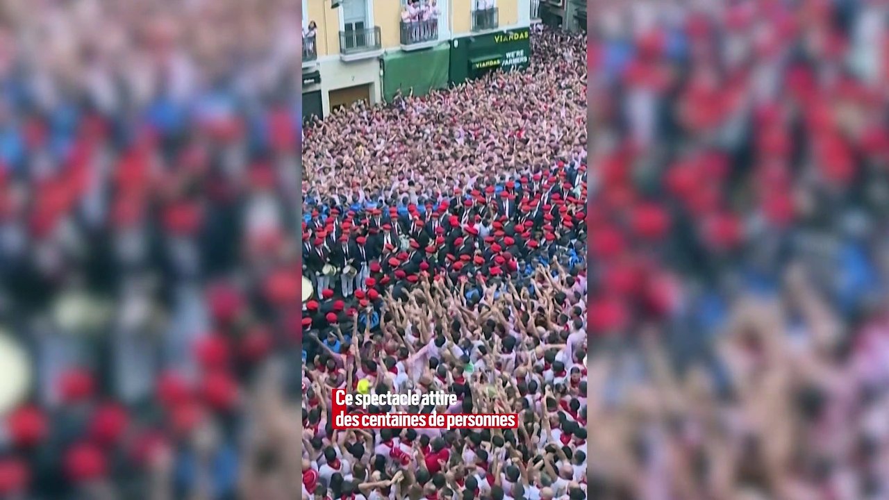 Premier lâcher de taureaux de la San Fermin