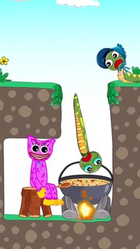 TOP 3 Animated Cartoon Stories with Huggy Wuggy and Kissy Missy [Part 2] _ #shorts #animation