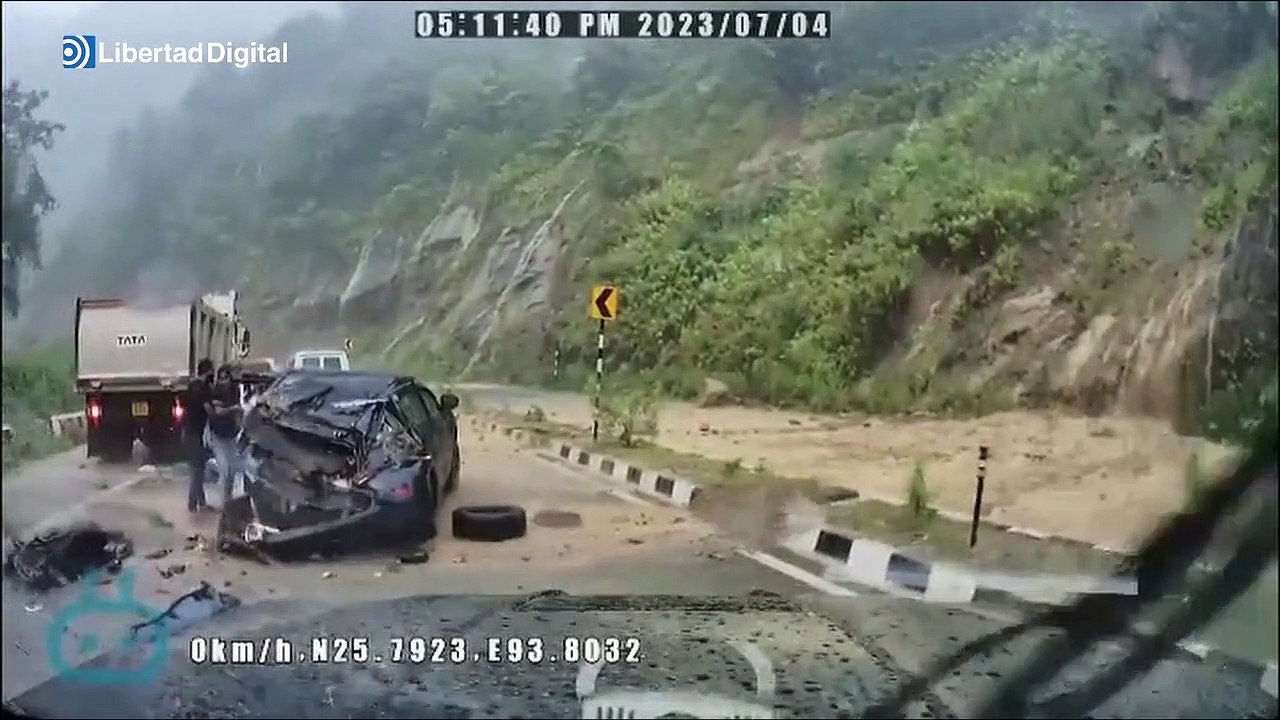 Dos muertos y tres heridos en un desprendimiento de rocas en la India