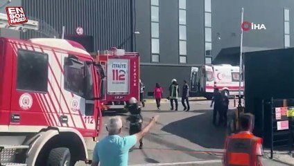 Kocaeli'de demir çelik fabrikasında yangın çıktı