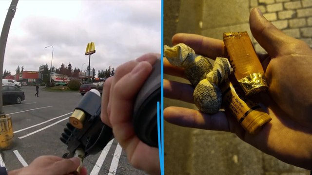 Les « bean bags », ces munitions tirés par le RAID accusées d'avoir mis un homme dans le coma