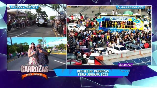 El Vive de HCH, Feria Juniana, Desfile de Carrozas, SPS, Sábado 01 de Julio del 2023