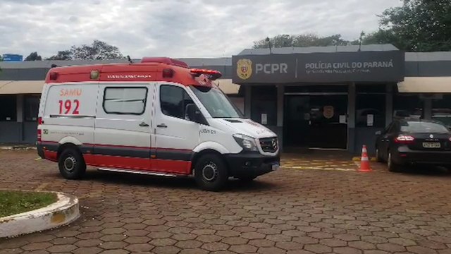 Homem passa mal na Delegacia e precisa ser socorrido pelo Samu