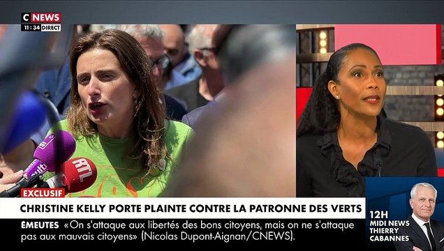Christine Kelly sur CNews le vendredi 7 juillet 2023.