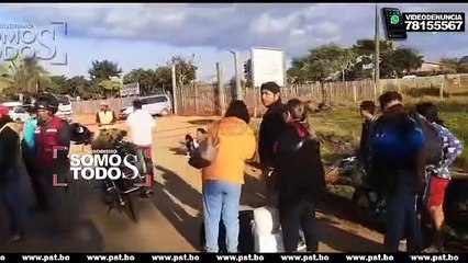 bloqueo en Concepción - Santa Cruz