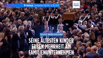 Berlusconis ältesten Kinder erben Mehrheit am Familienkonzern