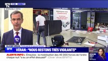 Violences et pillages: selon Olivier Véran, la mobilisation des 45.000 forces de l'ordre chaque nuit 