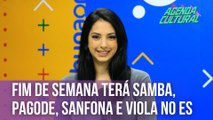 Fim de semana terá samba, pagode, sanfona e viola no ES | Agenda Cultural