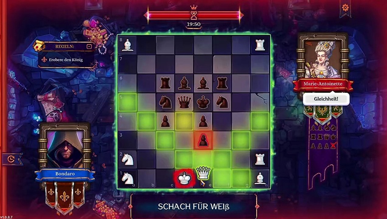 Dark Chess oh ich habe ja Die weissen Figuren