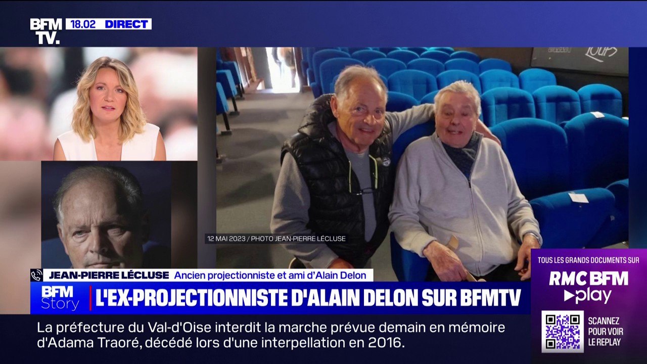 Plaintes contre la dame de compagnie d'Alain Delon: "C'était impossible de le voir", explique Jean-Pierre Lécluse, ancien projectionniste et ami de l'acteur