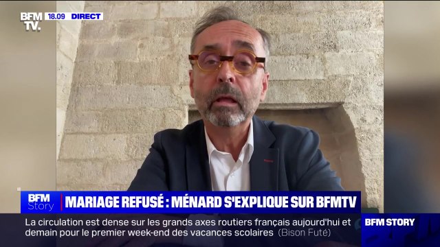 Mariage refusé à Béziers: Robert Ménard assume d'être allé à l'encontre de la décision de justice