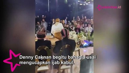 Begini Ekspresi Denny Caknan usai Ijab Kabul, Resmi Jadi Suami Bella Bonita