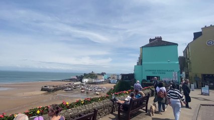 Tenby's pedestrianisation traffic free scheme brings cafe culture back to seaside town