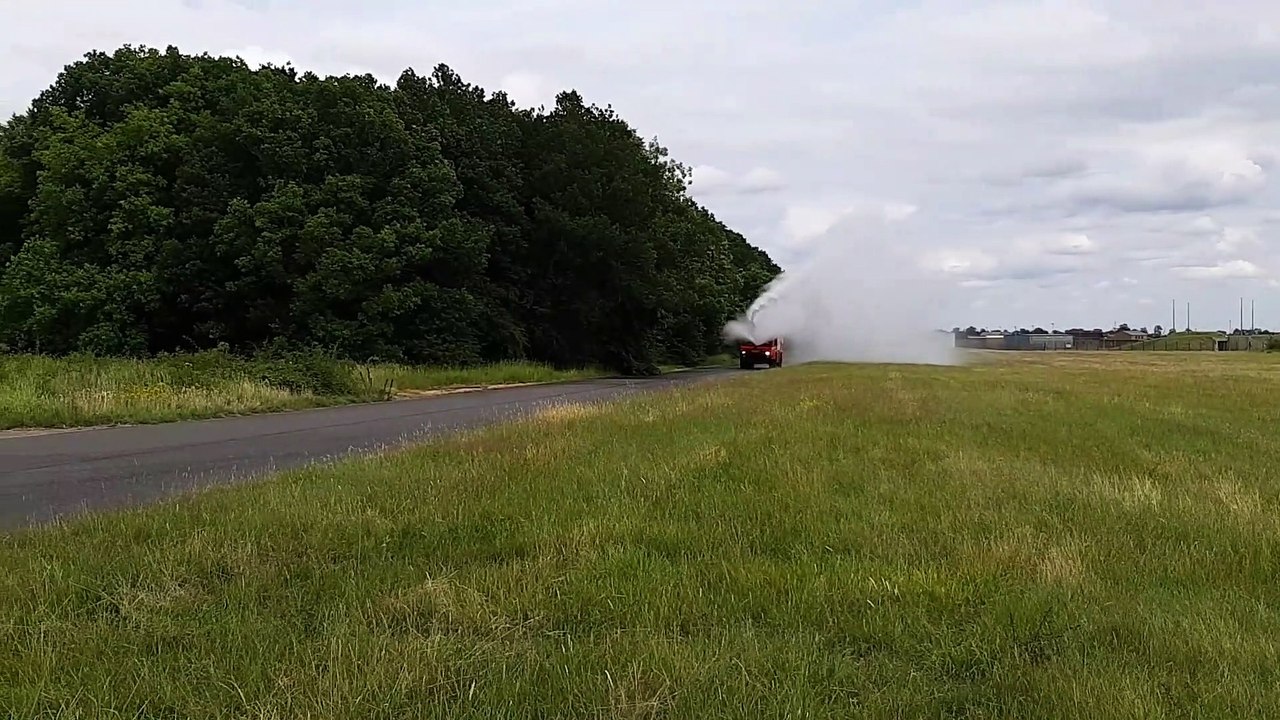 Ukrainian firefighters train at RAF Wittering