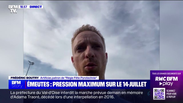 14-juillet: Frédéric Boutry (artificier) s'interroge sur la façon dont certaines personnes ont pu avoir des catégories d'artifices interdites au public