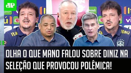 FALOU UM ABSURDO? Mano Menezes POLEMIZA sobre Diniz na Seleção e PROVOCA DEBATE: "ELE DEU NA GOELA!"