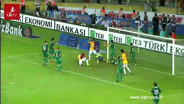 Galatasaray - Bursaspor Maç Özeti (23 Ağustos 2010, Pazartesi,