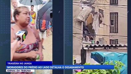 Tragédia no Janga: moradores do prédio ao lado detalha o desabamento