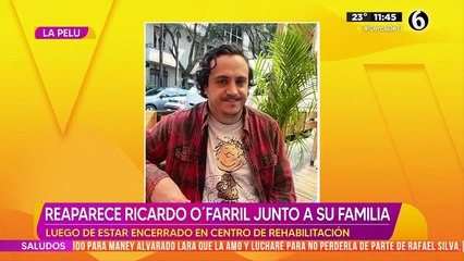 Ricardo O'farril reaparece junto a su familia