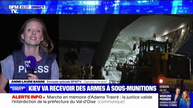 Livraison de bombes à sous-munitions à l'Ukraine: Volodymyr Zelensky remercie Washington pour une aide militaire indispensable