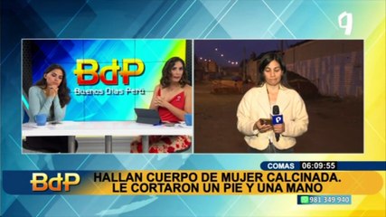 Hallan cuerpo de una mujer calcinado sin una mano y un pie en Comas