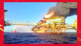 At least six injured in oil platform fire in Gulf of Mexico