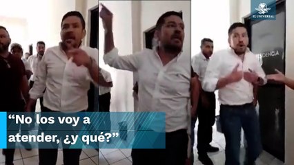 “No es mi pe.... estoy ocupado”: exhiben trato de alcalde a ciudadanos de Copainalá, Chiapas