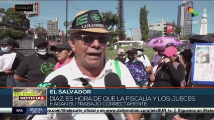 En El Salvador los familiares de detenidos se manifestaron para exigir libertad
