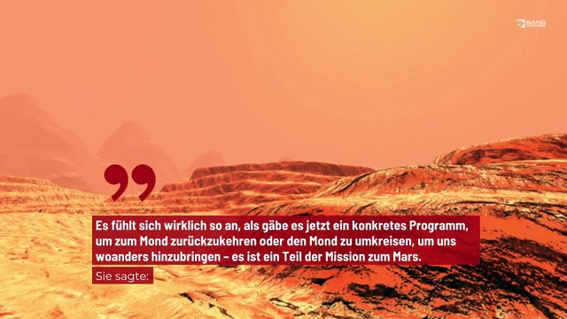 Britische Astronautin ist zuversichtlich, dass auf dem Mars Beweise für die Existenz von Außerirdischen entdeckt werden