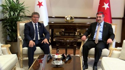 Le vice-président Cevdet Yılmaz a rencontré le Premier ministre de la RTCN Ünal Üstel