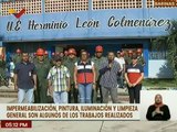 Bricomiles intervinieron la U.E. Herminio León Colmenares, en el estado Barinas