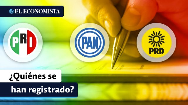 Xóchitl Gálvez, Jorge Luis Preciado y Santiago Creel en la contienda del Frente Amplio por México