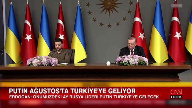 Déclaration conjointe des présidents Erdogan et Zelenski après la réunion bilatérale： Nous essayons d'augmenter la durée de l'accord sur le corridor céréalier à 2 ans