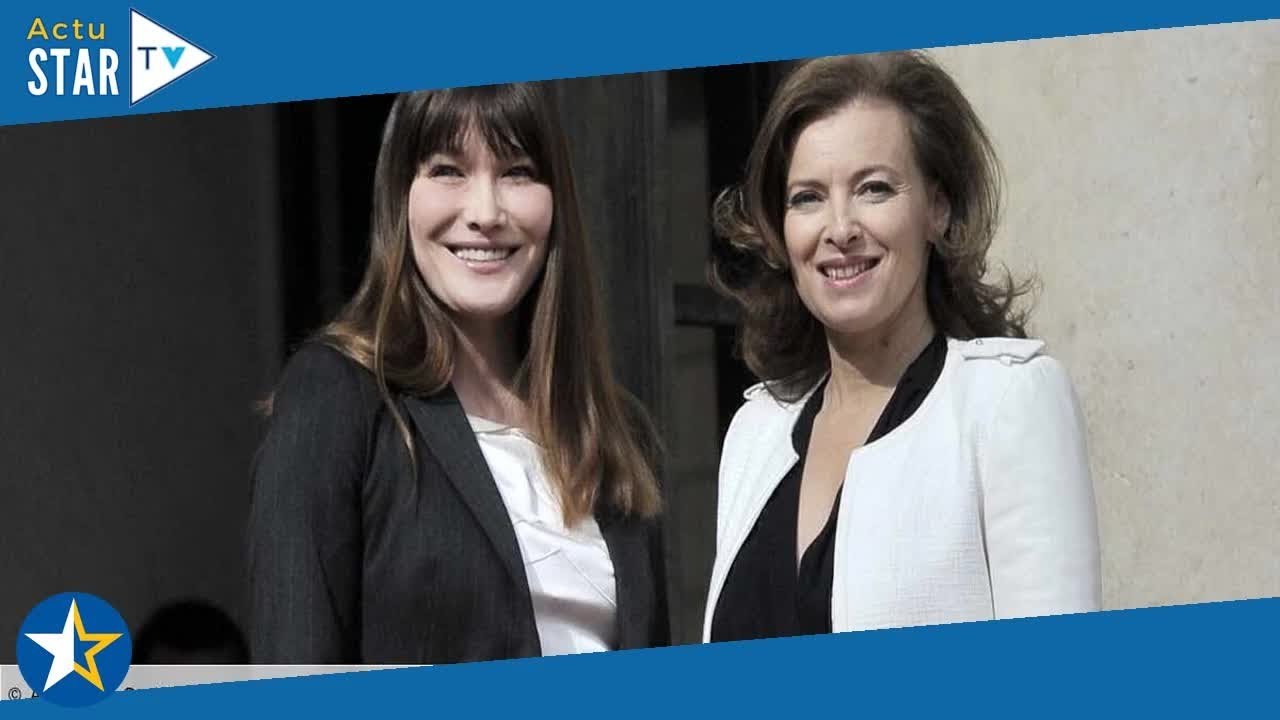 « L'union fait la force » : Carla Bruni affiche sa complicité avec Valérie Trierweiler pour une occa