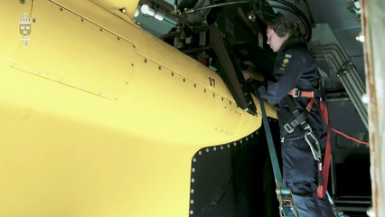 Ejercicio de la flota naval submarina de Suecia