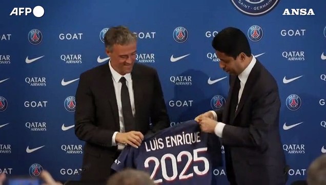 Psg, Luis Enrique e' il nuovo allenatore: Spero di ripagare la fiducia del club