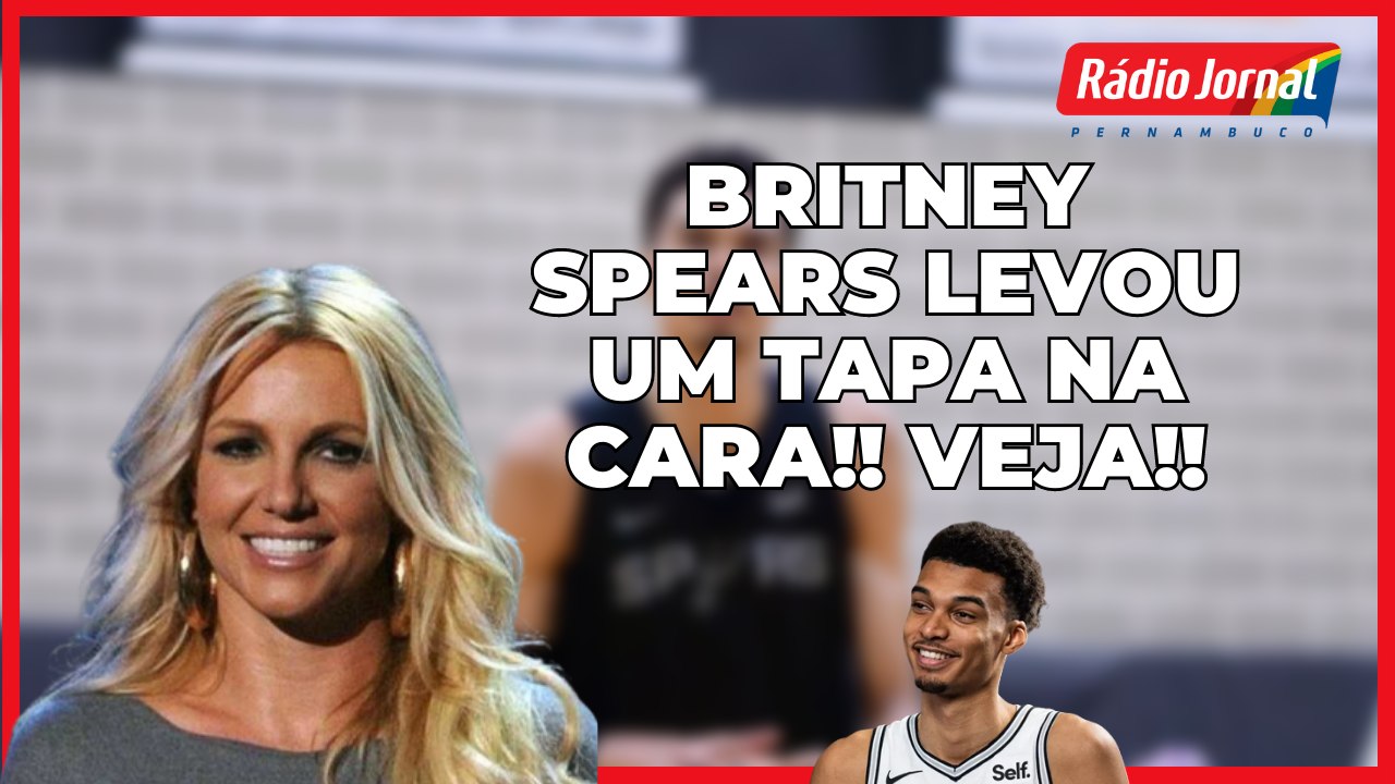 BRITNEY SPEARS é agredida no rosto ao tentar tirar foto com WEMBANYAMA, astro da NBA; VEJA VÍDEO