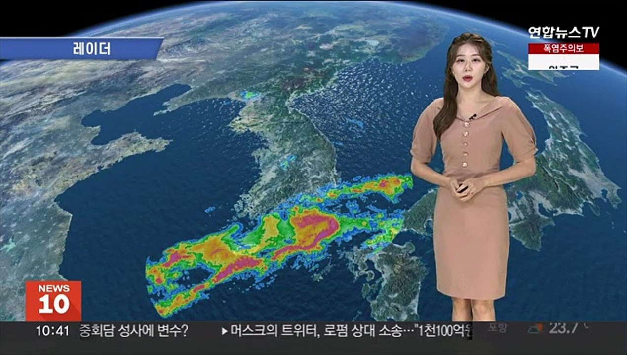 [날씨] 주말 무더위 속 내륙 소나기…내일 전국 비