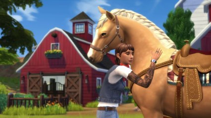 Download Video: Die Sims 4: Im neuen Trailer zur Pferderanch-Erweiterung gibt's mehr als nur Pferde zu sehen