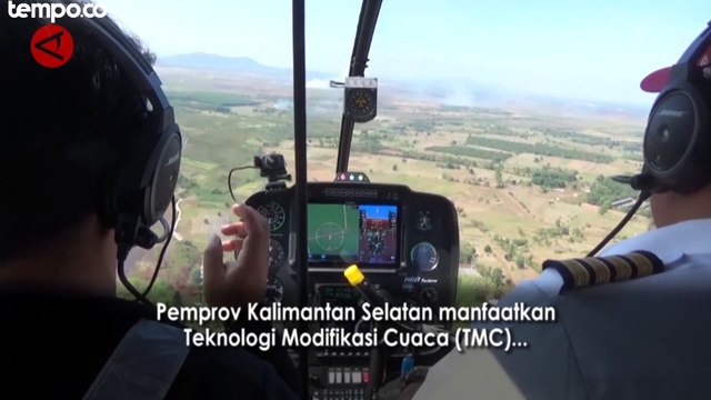 Kalsel Tekan Karhutla di 2.558 Titik Panas dengan Teknologi Modifikasi Cuaca