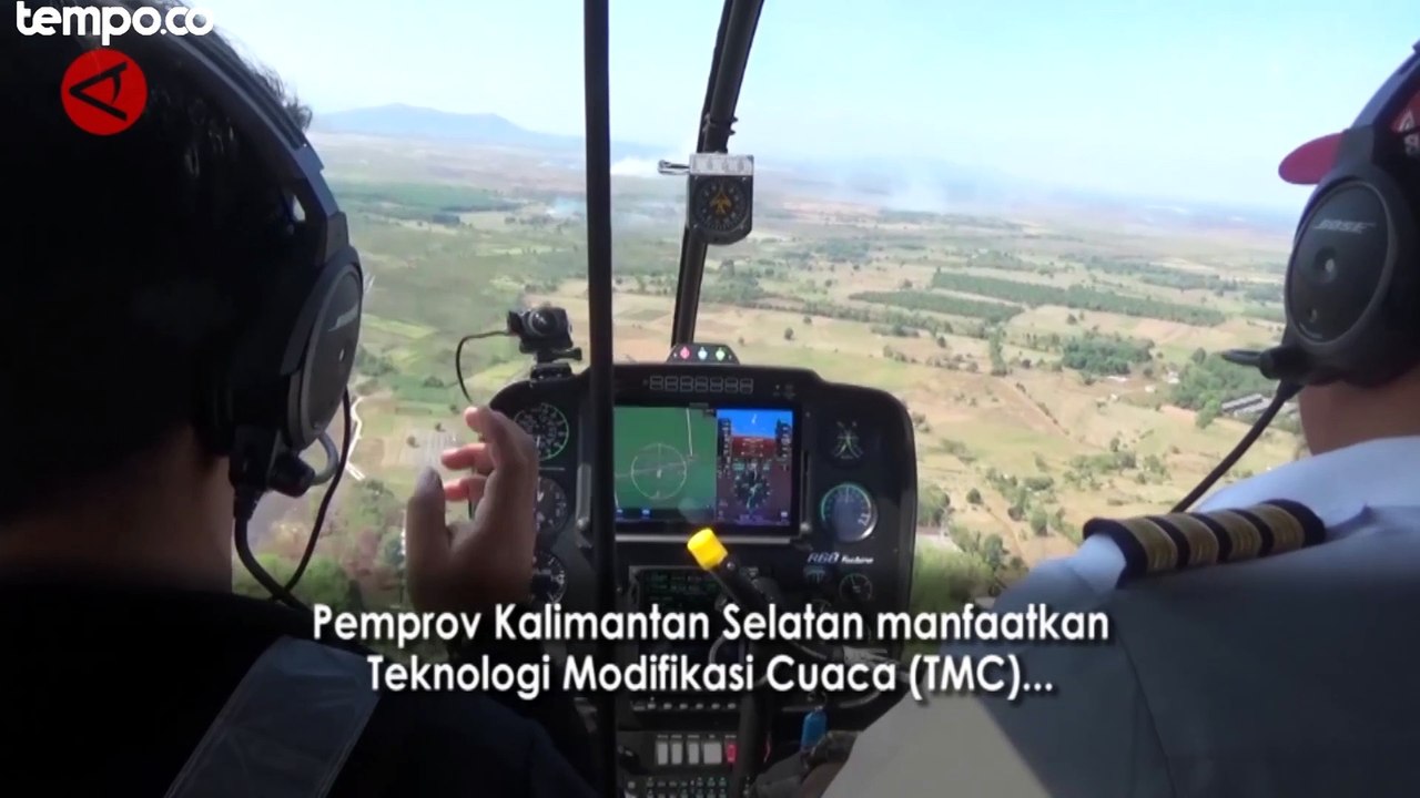 Kalsel Tekan Karhutla di 2.558 Titik Panas dengan Teknologi Modifikasi Cuaca