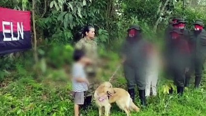 ELN en libertad a militar colombiana que había secuestrado junto a sus dos hijos