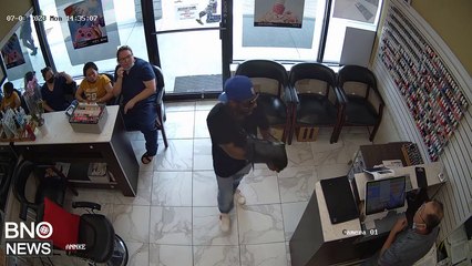 Atlanta Nail Salon Robbery Fails When Suspect Is Ignored