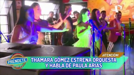 Así fue el debut de Thamara Gómez como solista
