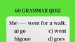 Grammar Quiz।60 English Grammar Questions। English Grammar Test