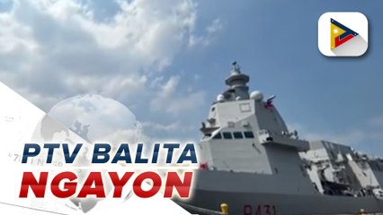 Italian navy ship, dumating sa Pilipinas para sa isang goodwill visit