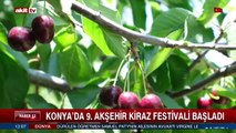 Konya'da 9. Akşehir kiraz festivali başladı