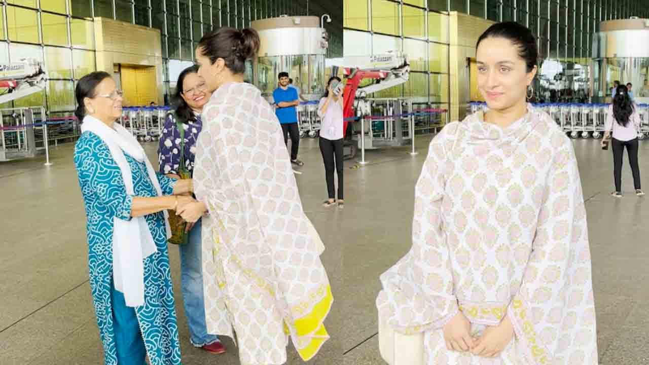 Shraddha Kapoor का खूबसूरत Simple Suit look, Old Age Fans से मिलीं गले, Video Viral! FilmiBeat