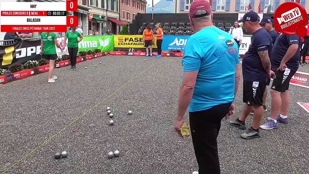 Mini Webtélé : Finales du Swiss Pétanque Tour à Bulle